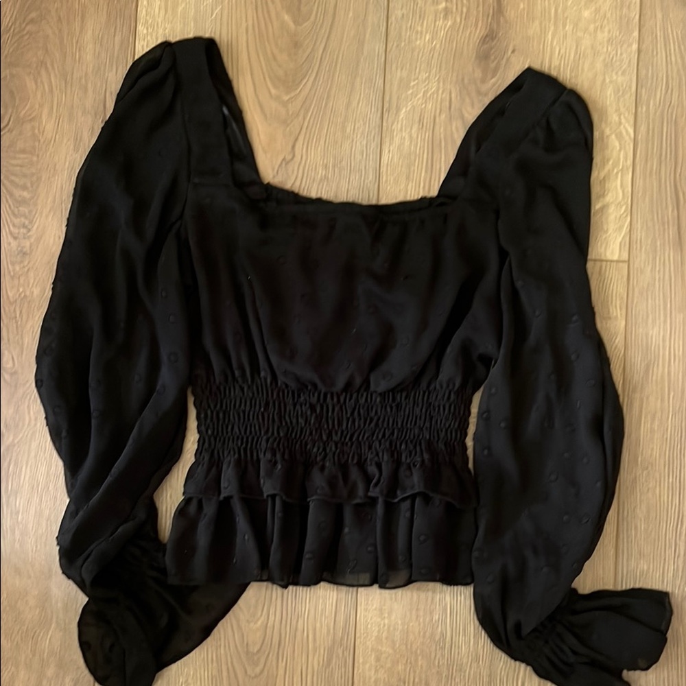 Elegant Black Women's Top
